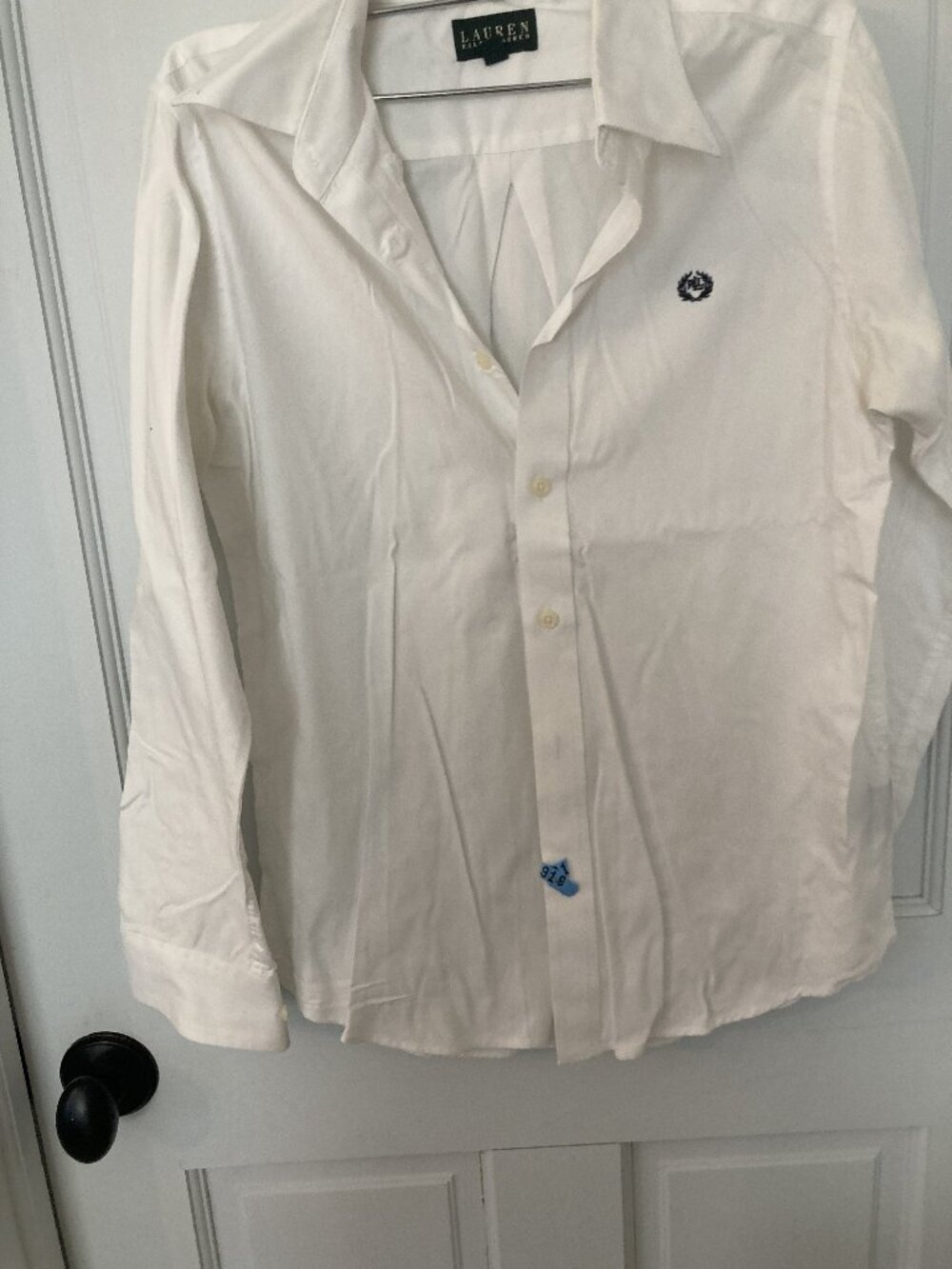 Lauren Ralph Lauren Boys Button Down Shirt White 16